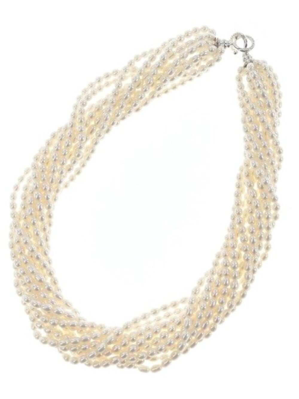 Tiffany & Co Torsade Necklace Fresh Water Pearl New - Picture 1 of 4